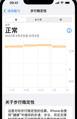 汉中iPhone手机维修如何在iPhone开启'步行稳定性通知'