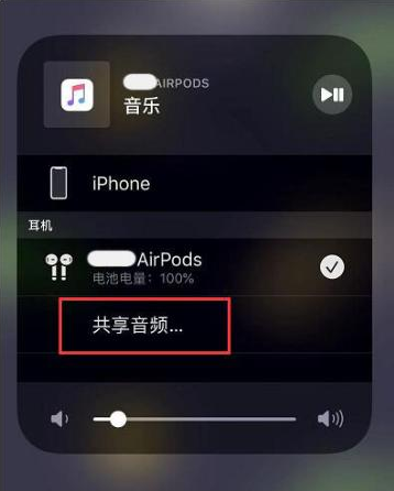 汉中苹果14音频维修点分享iPhone14音频共享设置方法 