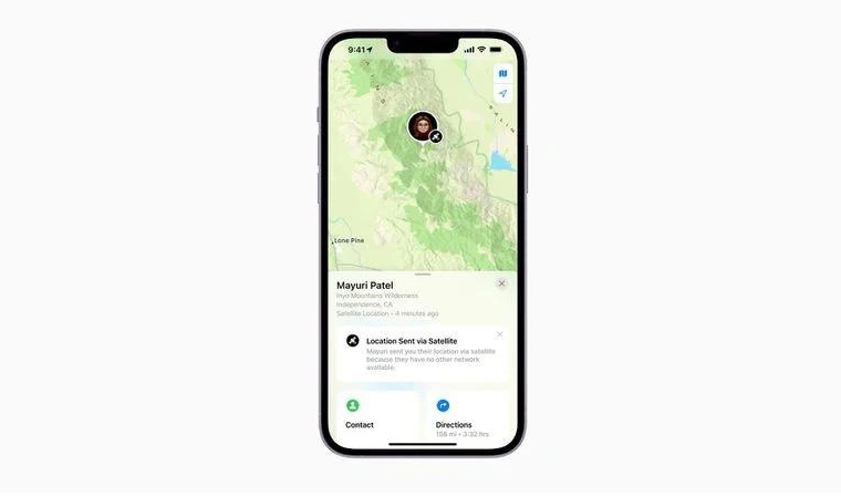 汉中苹果14维修分享iPhone14系列中 FindMy功能通过卫星分享位置方法教程 